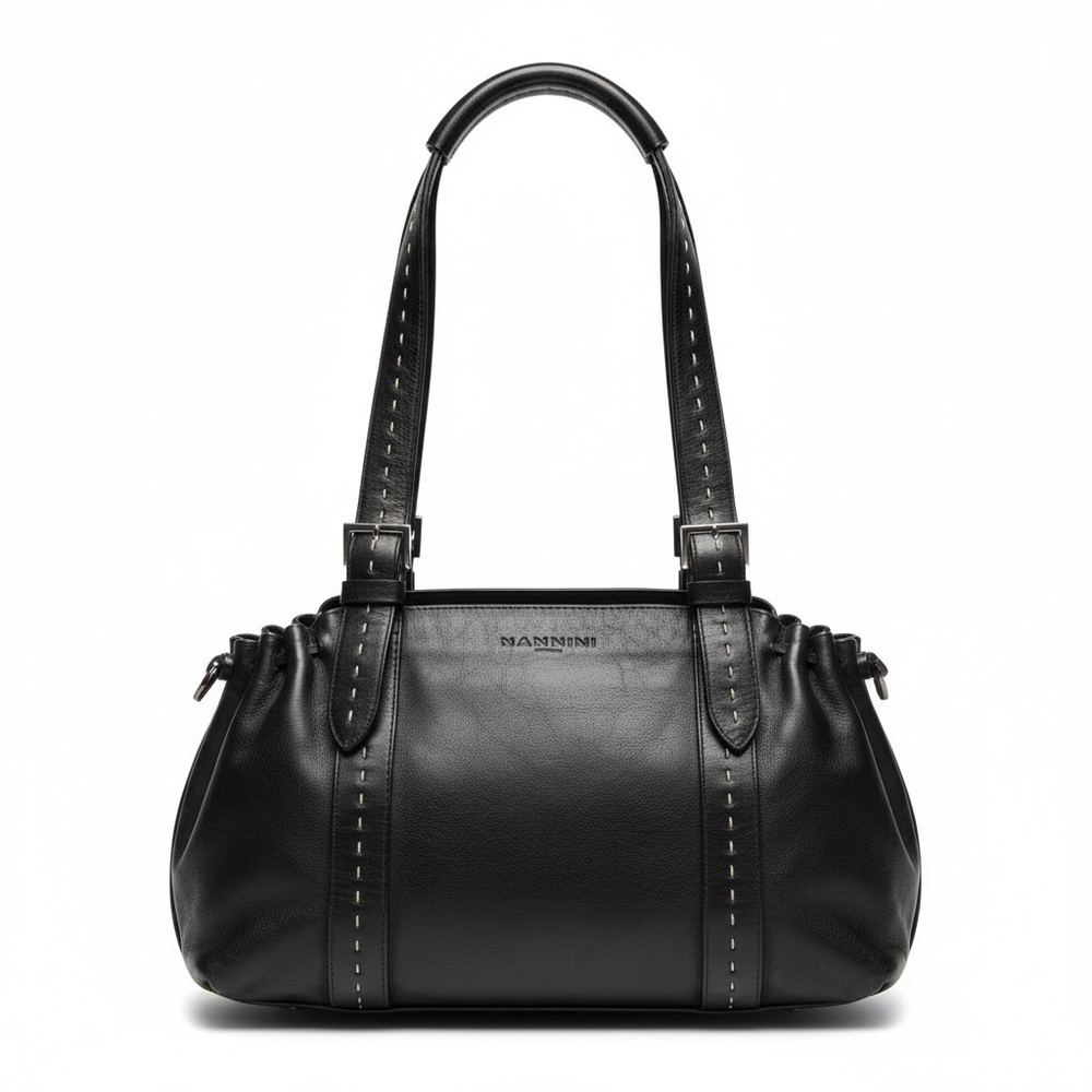 Nannini Black Leather Women's Bag